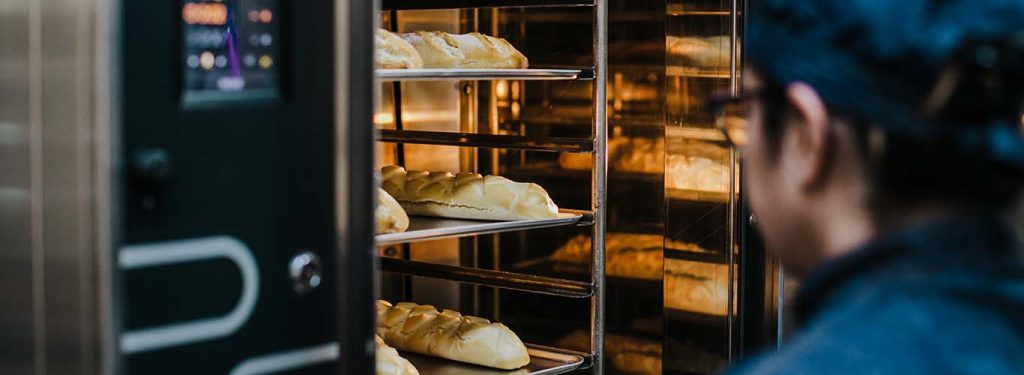 Backofen in Bäckerei