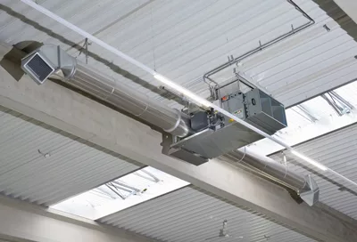 Warmlufterzeuger mit Außenluftanschluss