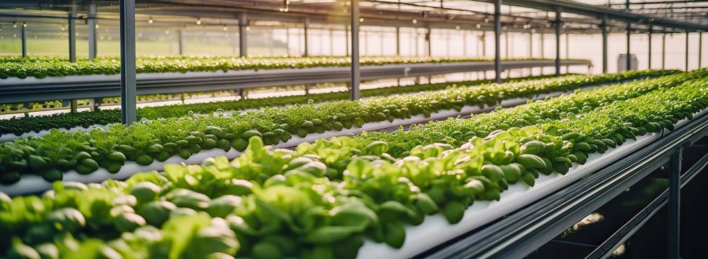 Pflanzen im Gewächshaus