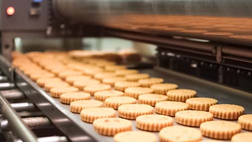 Produktionslinie zum Backen von Keksen